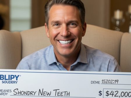 Lotto winner spends $42,000 on new teeth that took nine hours to perfect