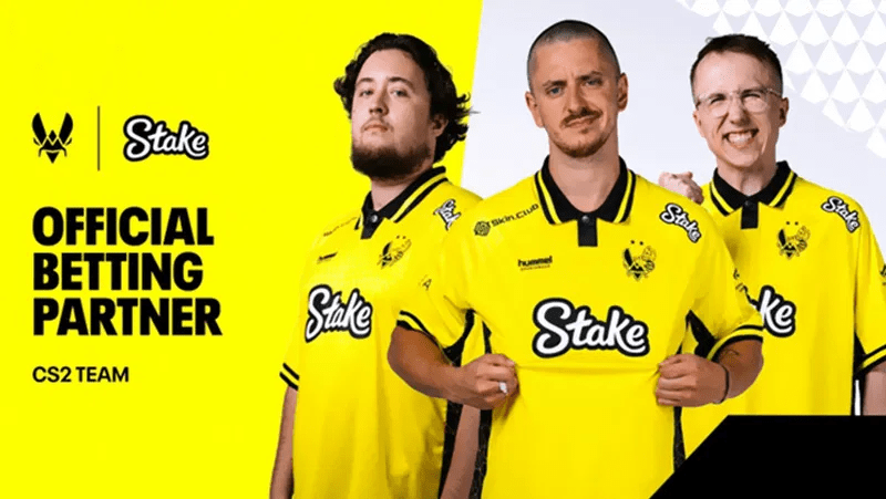 Team Vitality fecha parceria internacional com a Stake🎮