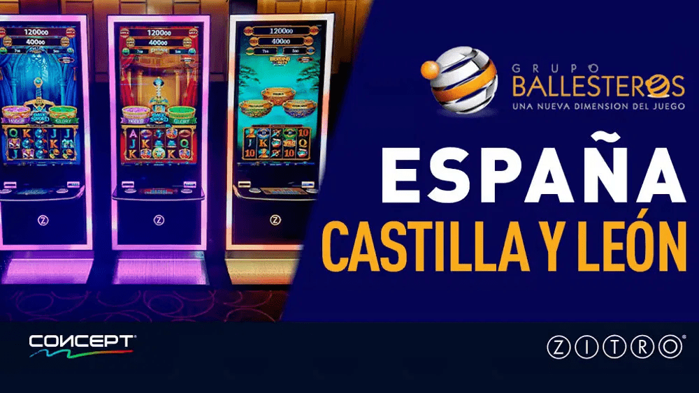 Espanha: Zitro celebra a chegada do gabinete CONCEPT e jogos ao Bingo Reno de Palencia🎰