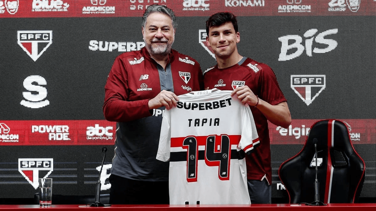 Novo reforço, Gonzalo Tapia explica onde pode jogar no São Paulo⚽