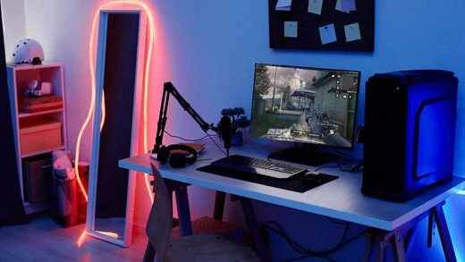 beginner gaming setup controller keyboard