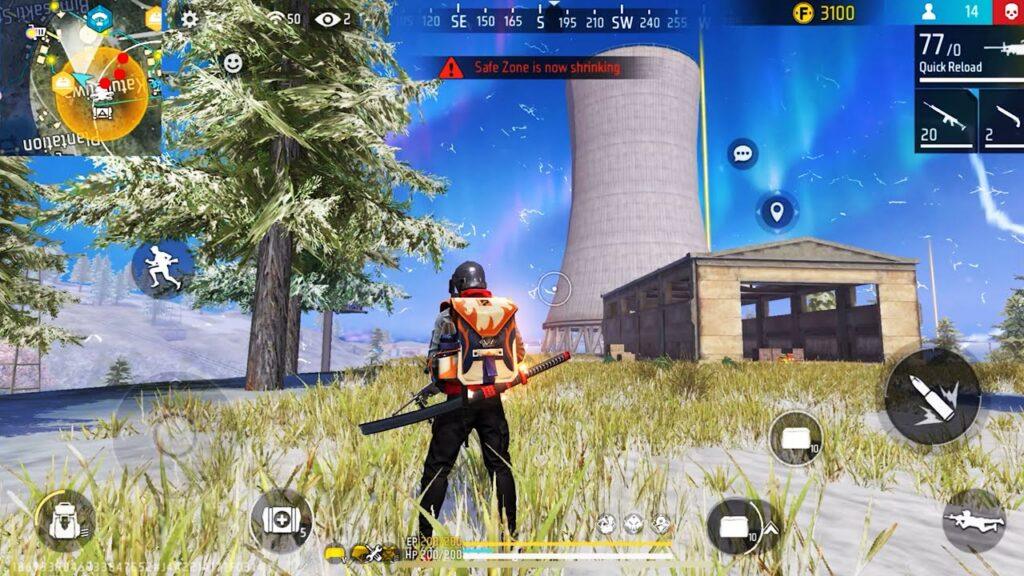 free battle royale gameplay online game